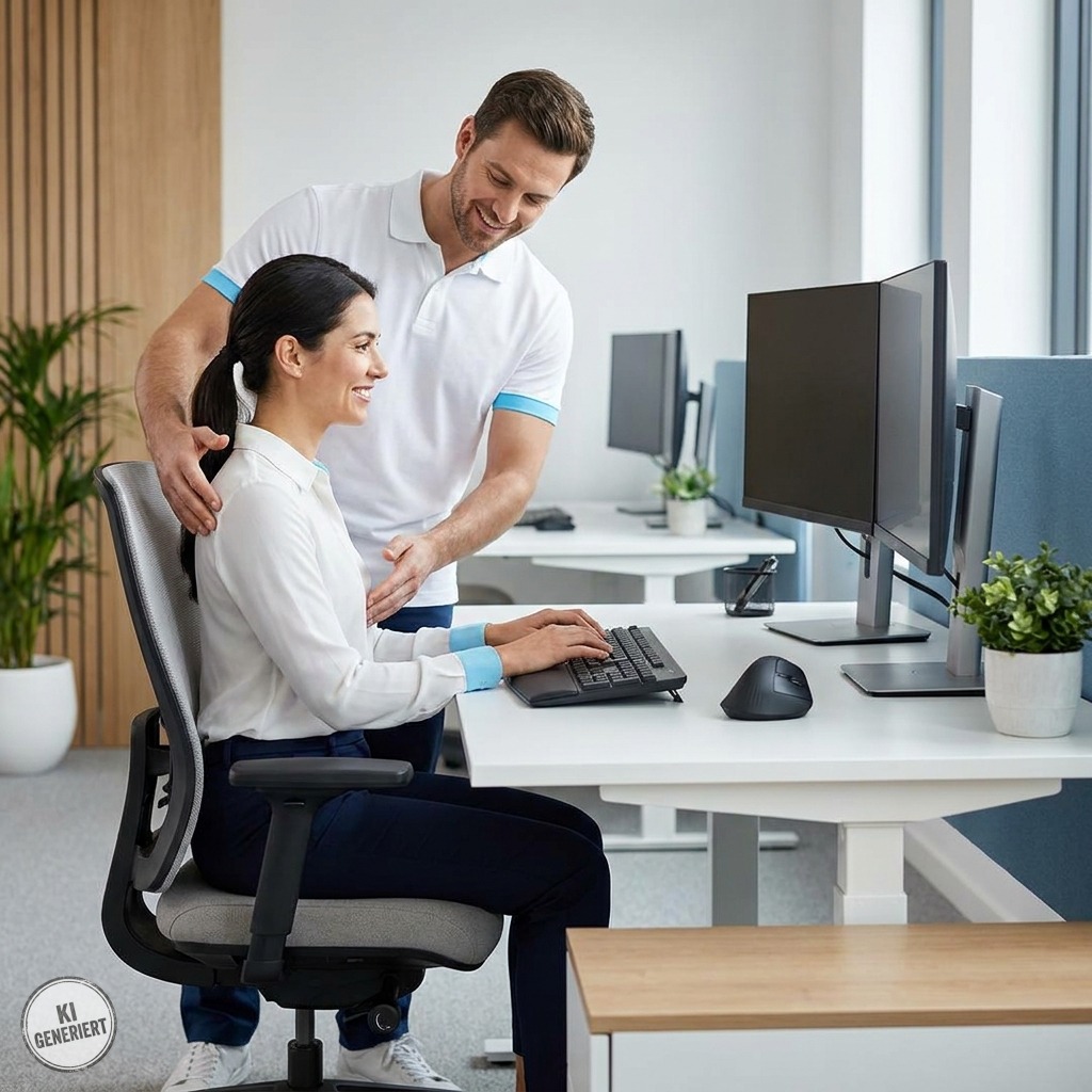 Ergonomie im Büro für einen schmerzfreien Arbeitsalltag