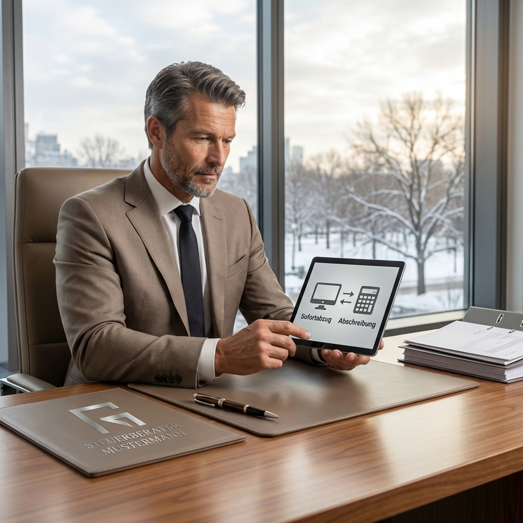 Arbeitsmittel richtig absetzen: Sofortabzug oder Abschreibung für Computer und Co.