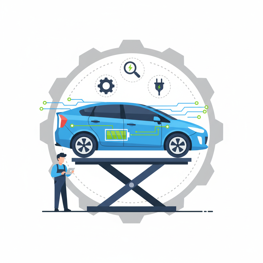 Wartung und Inspektion von Hybridfahrzeugen