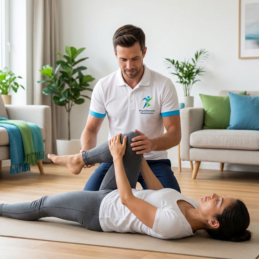 Physiotherapie zu Hause einfache Übungen für Rücken Nacken Hüfte und Rumpf
