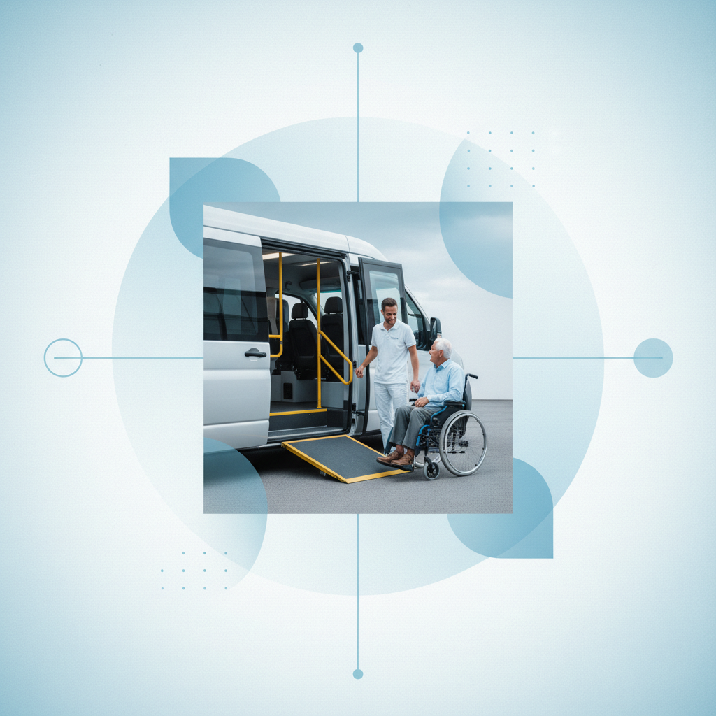 Barrierefreiheit in der Praxis Mustermann Zugang Transport Ruhe und diskrete Begleitung