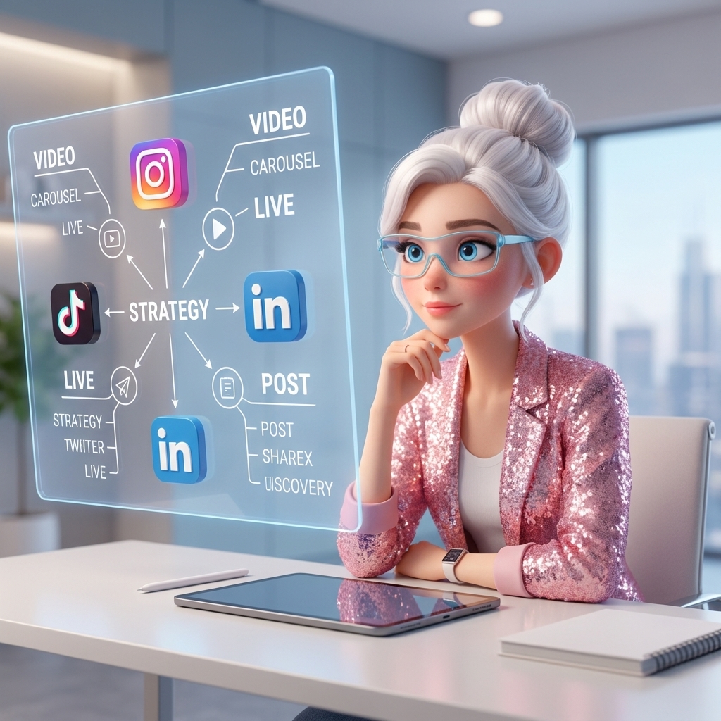 Strategische Content Erstellung für unterschiedliche Social Media Plattformen