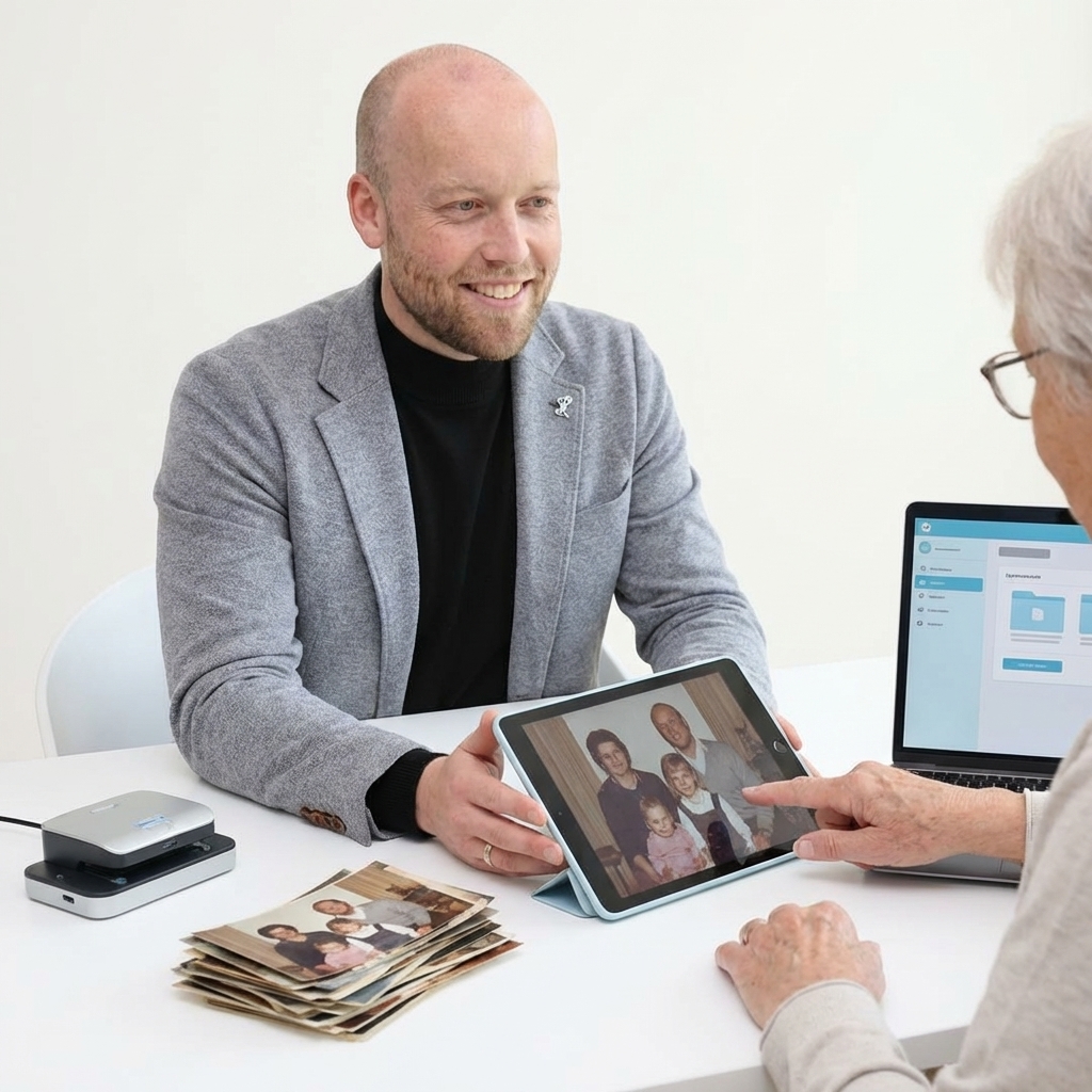 Familienfotos digitalisieren und Erinnerungen bewahren