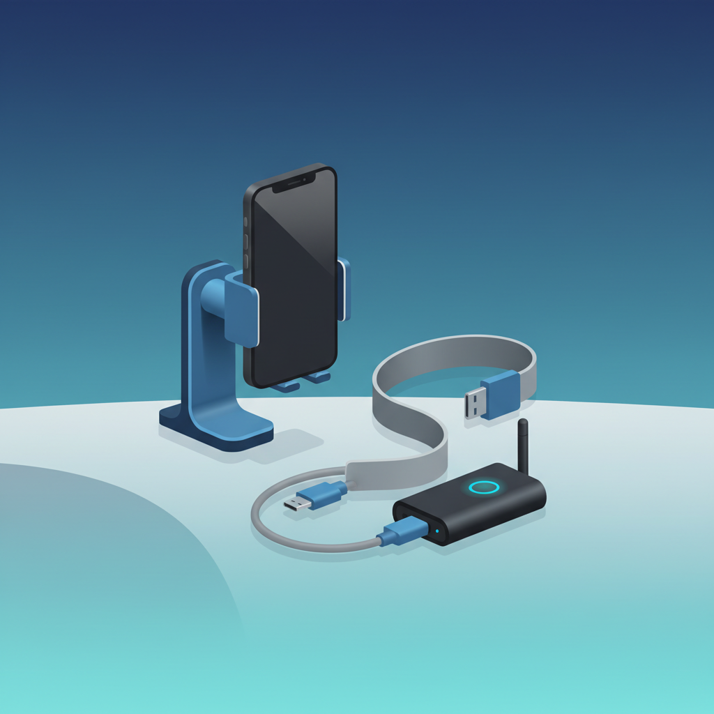 Praktische Gadgets fürs Auto Handyhalterung Ladekabel und Bluetooth Adapter