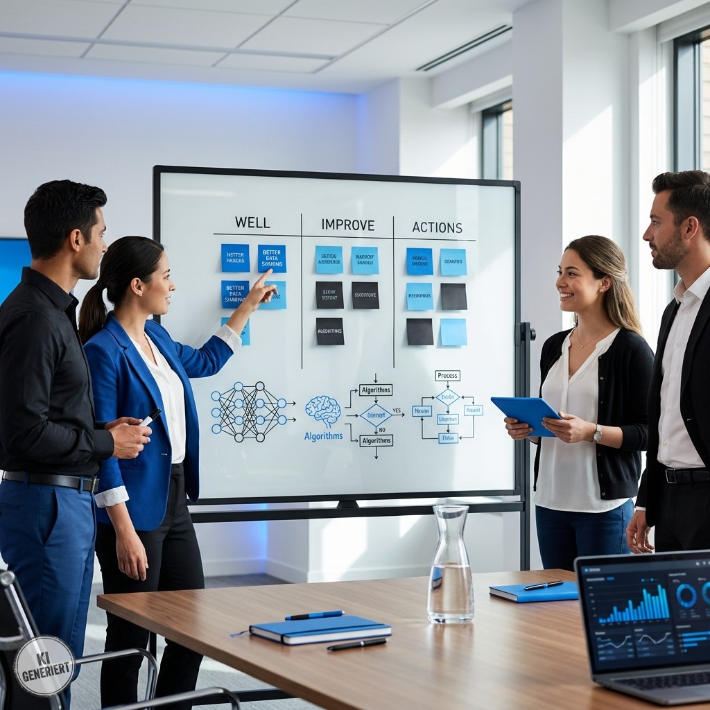 Retrospektiven als Hebel für bessere Zusammenarbeit in KI Teams